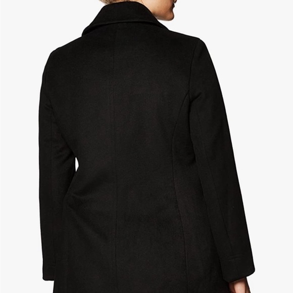 NWT Calvin Klein Wool Cashmere Black Peacoat sz 2X - Picture 9 of 15